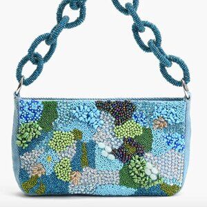 AMERICA AND BEYOND Blue Lagoon Glam Bag
